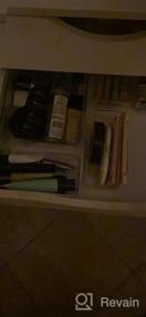 img 7 attached to Лотки-органайзеры для ящиков стола из 21 упаковки: 4 разных размера для универсального хранения в ванной, макияже, спальне, кухне и офисных принадлежностях - JARLINK (черный)
