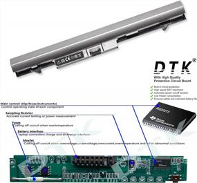 img 3 attached to DTK New Laptop Battery Replacement For HP ProBook 430 431 G1 430 G2 P/N: RA04 [14.8V 2200MAH] (Sliver Gray)
