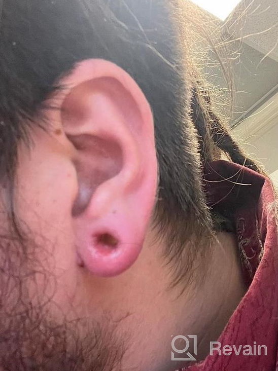 img 1 attached to 0G-1'' 8Mm-25Mm Natural Wood Ear Gauges Tunnels Stretcher - TBOSEN 1Pairs Saddle Plugs Jewelry review by Michael Kosack