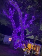 img 1 attached to 100FT Plug-In Waterproof LED String Lights With 8 Modes For Indoor/Outdoor Halloween, Thanksgiving & Christmas Decoration - 300 LEDs By FUNPENY review by Jermall Meredith