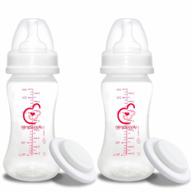 nenesupply wide mouth feeding bottle compatible with bellababy ameda mya pro breastpump - replace bellababy nipple, compatible pump parts. logo