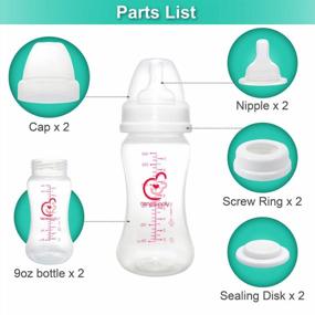 img 3 attached to Nenesupply Wide Mouth Feeding Bottle Compatible With Bellababy Ameda MYA Pro Breastpump - Replace Bellababy Nipple, Compatible Pump Parts.