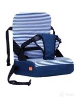 dreambaby travel booster seat: grab 🚀 & go model l6031, featuring adjustable securing straps logo