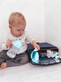 img 2 attached to Dreambaby Travel Booster Seat: Grab 🚀 & Go Model L6031, featuring Adjustable Securing Straps