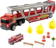 matchbox playset fire themed easy release accessories logo
