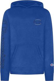 img 4 attached to Champion Sleeve Classic Hooded Clothes Boys' Clothing ~ Tops, Tees & Shirts