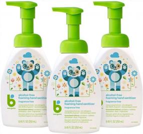 img 4 attached to Alcohol-Free Babyganics Foaming Hand Sanitizer - Kills 99.9% Of Germs - Unscented - 3-Pack (8.45 Fl Oz Each)