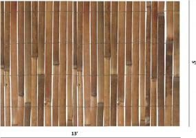 img 2 attached to Create A Natural Barrier In Your Garden With Gardman R647 Split Bamboo Fencing - 5 Feet
