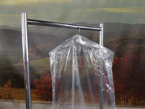 img 1 attached to 562 Poly Bags 21X7X40 - 1/2Mm Clear Plastic With Top Opening (Pack Of 562) | NAHANCO NTP340