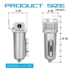 img 2 attached to Industrial-Strength Compressed Air Desiccant Dryer With In-Line Filter And Moisture Trap For Optimal Paint Spray And Plasma Cutting