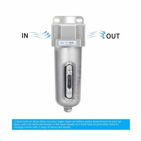 img 4 attached to Industrial-Strength Compressed Air Desiccant Dryer With In-Line Filter And Moisture Trap For Optimal Paint Spray And Plasma Cutting