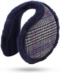 img 4 attached to Winter Men Earmuffs: Windproof Ear Warmers For Women & Adults - PESAAT Plush Ear Muffs