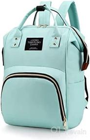 img 1 attached to Stylish Backpack Diaper Mint Green
