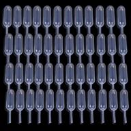 100 pack of 4ml plastic squeeze pipettes for cupcakes, ice cream, and more - perfect for strawberry and chocolate decorating, mini dropper included logo