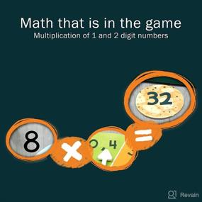 img 2 attached to Logic Roots Say Cheese Multiplication Game - Fun Math Board Game for 7 - 10 Year Olds, Easy Start Advanced STEM Toy, Perfect Educational Gift for Girls & Boys, Homeschoolers, Grade 2 and Up. Enhance Math Skills, Boost Learning in Children.