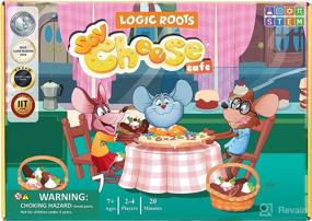 img 4 attached to Logic Roots Say Cheese Multiplication Game - Fun Math Board Game for 7 - 10 Year Olds, Easy Start Advanced STEM Toy, Perfect Educational Gift for Girls & Boys, Homeschoolers, Grade 2 and Up. Enhance Math Skills, Boost Learning in Children.