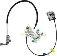 🔒 ford f-250 f-350 f-450 f-550 super duty door lock latch &amp; cable set 1999-2007, left driver upper and lower rear side latches assembly for extended cab, part number: 6c3z-28264a01-a логотип