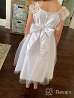 img 1 attached to IGirldress: Exquisite Communion, Pageant, Wedding, and Birthday Girls' Clothing Collection review by Karla Garcia