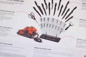 img 8 attached to Upgrade Your Kitchen With EatNeat'S Deluxe 18 Piece All Black Knife Set And Cutting Board