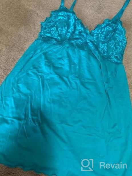img 1 attached to Get Cozy In Style: Klier Women'S Modal Lace Nightgown And Full Slip review by Andrew Mack
