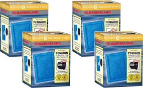 img 1 attached to 🐠 MarineLand Rite-Size Cartridge B 24-Pack: 4 Packages with 6 Filters Per Package - Premium Quality Aquarium Filters