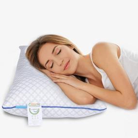 img 1 attached to Experience Ultimate Comfort With KunPeng Gel Memory Foam Neck Pillow - Ideal For Sleeping And Neck/Back Support
