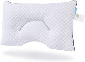 img 4 attached to Experience Ultimate Comfort With KunPeng Gel Memory Foam Neck Pillow - Ideal For Sleeping And Neck/Back Support