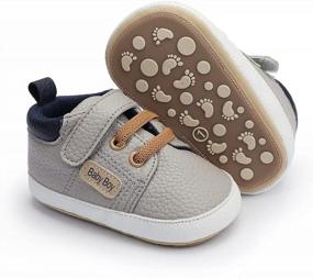 img 4 attached to Premium Quality Infant Shoes: BENHERO Baby Boys Girls Moccasins Oxford Sneakers PU Leather Rubber Sole Loafers Anti-Slip Toddler First Walkers Crib Dress Shoes