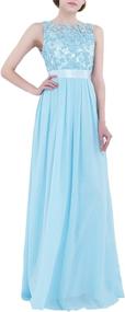 img 4 attached to YiZYiF Backless Wedding Bridesmaid Evening Women's Clothing : Dresses