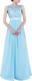 img 3 attached to YiZYiF Backless Wedding Bridesmaid Evening Women's Clothing : Dresses