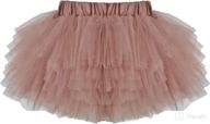 👶 vibrant childhood: baby girls' tutu skirt with 6 layered tulle | sizes 1-8t логотип