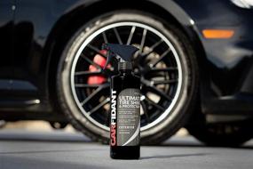 img 3 attached to 🚗 Carfidant Tire Shine Spray Kit - Tire Dressing & Rubber Protectant - Provides Dark, Wet Look with No Grease or Sling! Tire Black Tire Shine with Applicator Pad