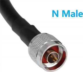 img 2 attached to Enhance Your Network Signal With GEMEK 36 Ft Low-Loss Coaxial Extension Cable For 3G/4G/5G/LTE/ADS-B/Ham/GPS/WiFi/RF Radio To Antenna Or Surge Arrester Use