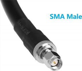img 3 attached to Enhance Your Network Signal With GEMEK 36 Ft Low-Loss Coaxial Extension Cable For 3G/4G/5G/LTE/ADS-B/Ham/GPS/WiFi/RF Radio To Antenna Or Surge Arrester Use
