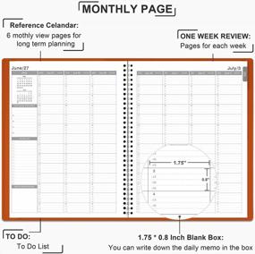 img 2 attached to July 2022 - June 2023 Weekly Planner: 53-Week Daily Hourly Organizer With 15-Minute Increments, Softcover, Twin-Wire Binding, 8.5" X 10.85" - Optimize Your Life With This Perfect Appointment Book