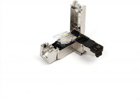 img 2 attached to Industrial Ethernet/Profinet Shielded Connectors - Right Angle 90° Male RJ45 With Cat5E Easy Contact And Plugs, Crimp Terminal, Bus Protocol Connect Parts (8PIN)