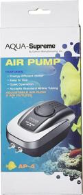 img 3 attached to 🐠 Danner Manufacturing Supreme Oxy-Flow Low Volume Aquarium Air Pump, AP-4 - 3.5W (No.06404) - 1 Count (Pack of 1)