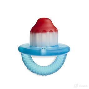 img 4 attached to 🦸 Itzy Ritzy Teensy Teether - Flexible Silicone Hollow Teether with Easy-to-Grip Handle, Hero Pop