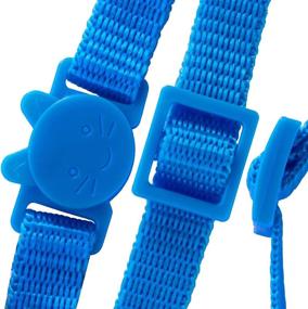 img 3 attached to Flymind Puppy Collars: Adjustable Breakaway Whelping ID Collars for Cats, Dogs, Kittens & Puppies - Soft Nylon Litter Identification 19-32cm