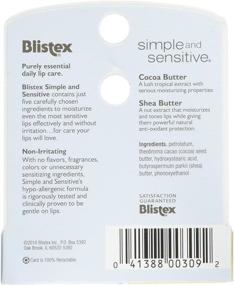 img 1 attached to Blistex Simple Sensitive Moisturizer 0 15: Ultimate Lip Care Solution