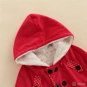 img 1 attached to Newborn Infant Fleece Toddler Outwear Apparel & Accessories Baby Boys