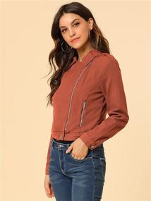 img 1 attached to Allegra Womens Notched Asymmetric Jacket Women's Clothing - Coats, Jackets & Vests