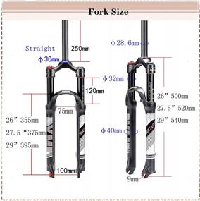 img 3 attached to BUCKLOS Air Suspension MTB Fork - 120Mm Travel, Rebound Adjustment, Straight/Tapered Tube, QR 9Mm, Manual/Remote Lockout For XC & AM Mountain Bikes - Ultralight, Available In 26/27.5/29 Sizes