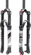 bucklos air suspension mtb fork - 120mm travel, rebound adjustment, straight/tapered tube, qr 9mm, manual/remote lockout for xc & am mountain bikes - ultralight, available in 26/27.5/29 sizes logo