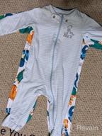 img 1 attached to Cotton Loose Fit Long Sleeve Baby Footed Pajamas - Perfect For Toddler Boys & Girls! review by Christian Bennett