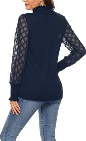 img 1 attached to 👚 ZHENWEI Girls Round Sleeve Blouse: Stylish Tops, Tees & Blouses for Girls' Wardrobe