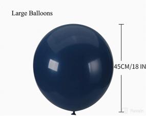 img 1 attached to 18 Inch Large Balloons Ballons Graduation Wedding