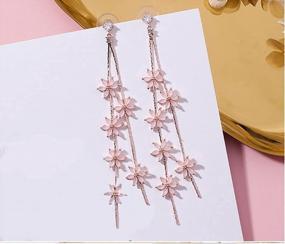 img 2 attached to 925 Silver Surkat Flower Earrings With AAA Cubic Zirconia - Cherry Blossom Design - Perfect For Christmas Gift For Women