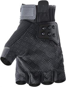 img 2 attached to 🧤 Large Steel Outdoor Knuckle Motorcycle Motorbike Powersports Safety Gloves - Touch Screen Compatible