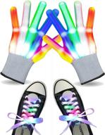 🧤 colorful led gloves for teens: perfect toys for boys and girls ages 13 and up! ideal for parties, halloween, and christmas gifts – great for autism too! логотип